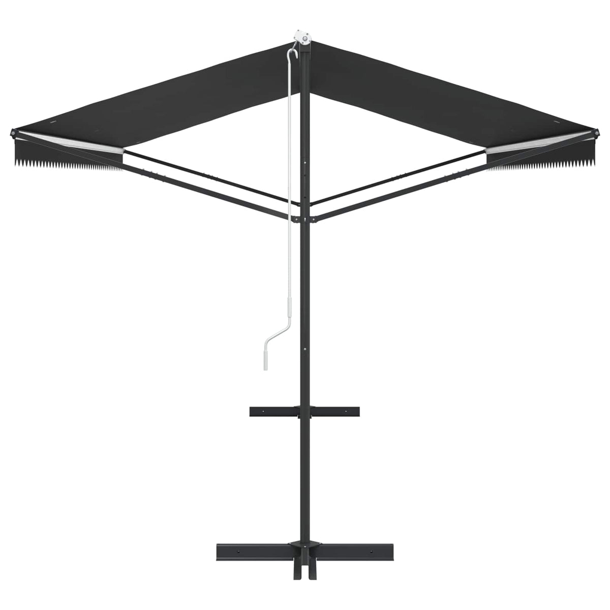 Freistehende Markise 500x300 cm Anthrazit
