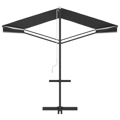 Freistehende Markise 500x300 cm Anthrazit