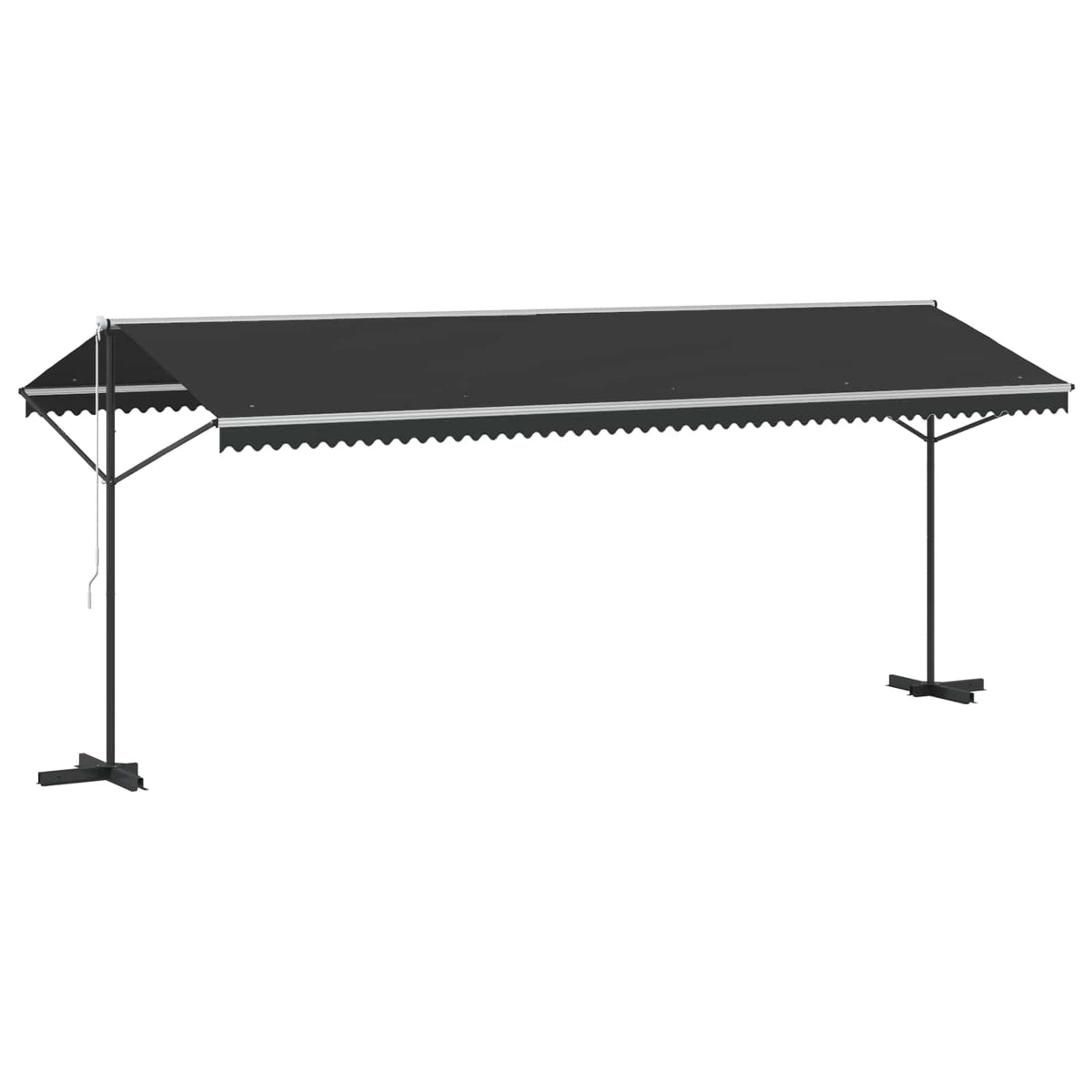 Freistehende Markise 600x300 cm Anthrazit