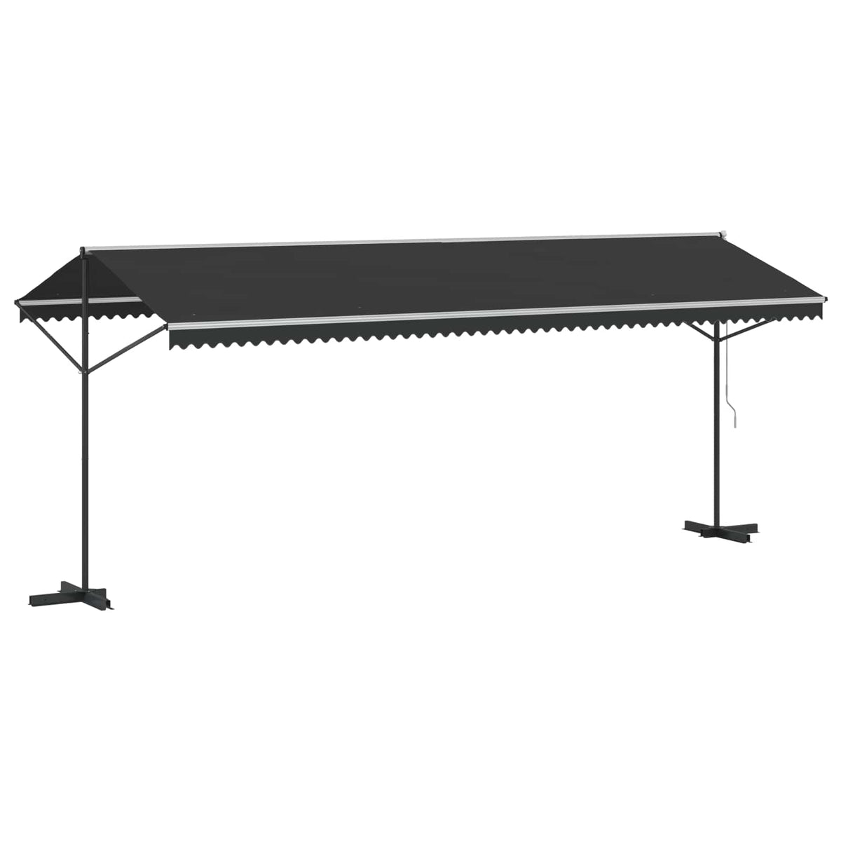 Freistehende Markise 600x300 cm Anthrazit