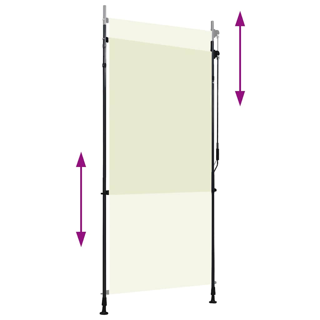 Außenrollo 100 x 270 cm Creme
