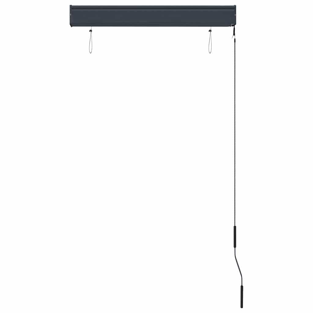 Außenrollo 80 x 250 cm Cremeweiß