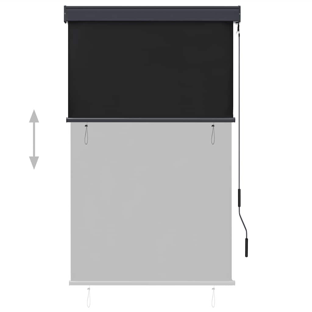 Außenrollo 100 x 250 cm Anthrazit