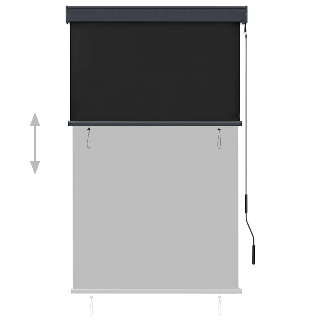 Außenrollo 100 x 250 cm Anthrazit