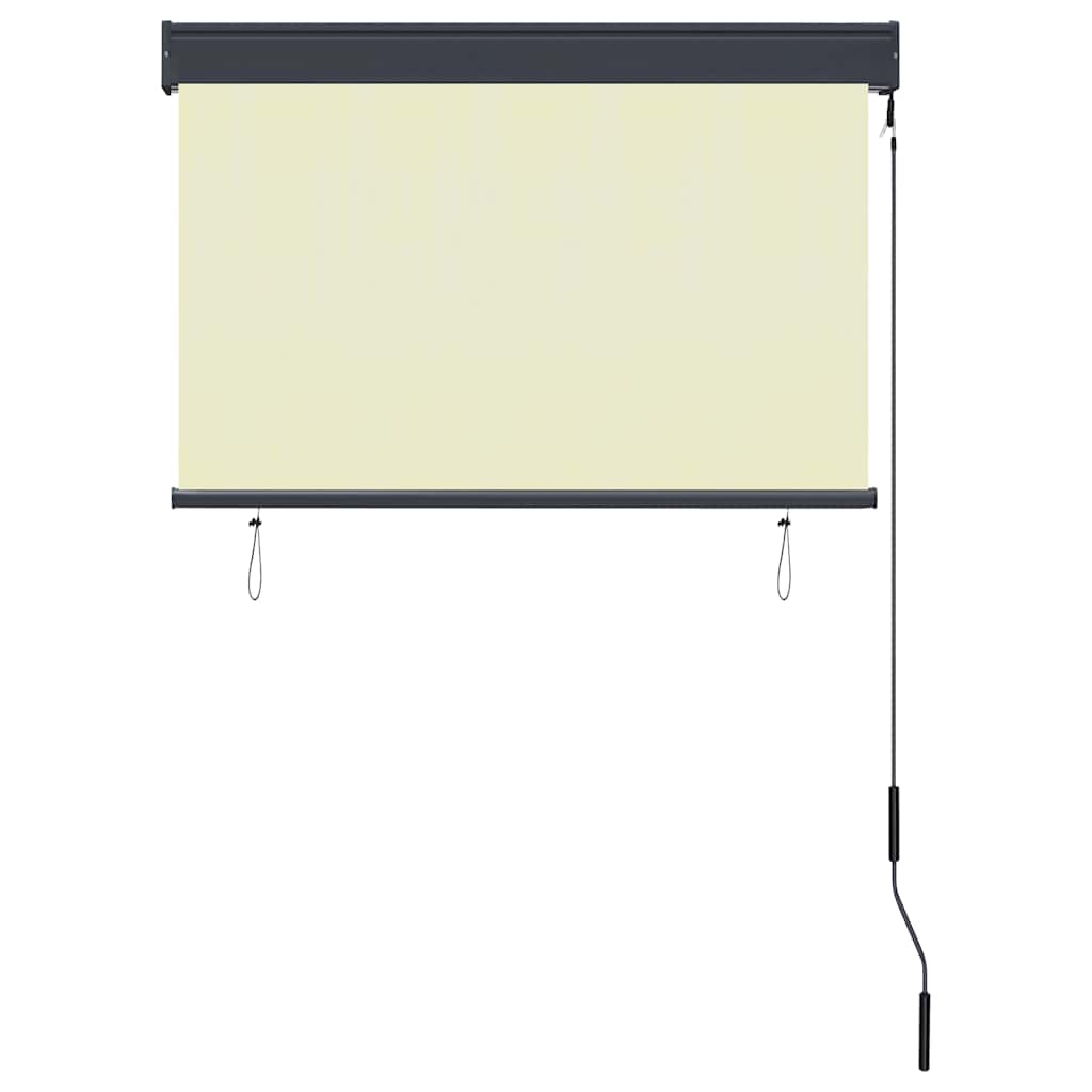 Außenrollo 100 x 250 cm Cremeweiß