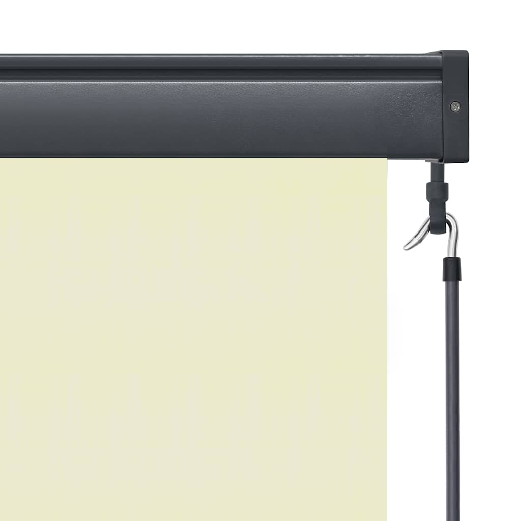 Außenrollo 100 x 250 cm Cremeweiß