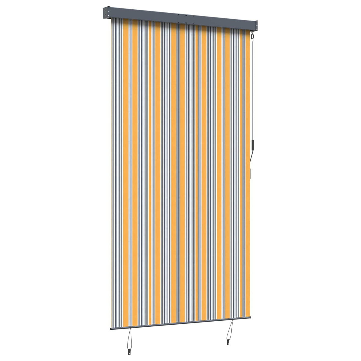 Außenrollo 140x250 cm Gelb und Blau