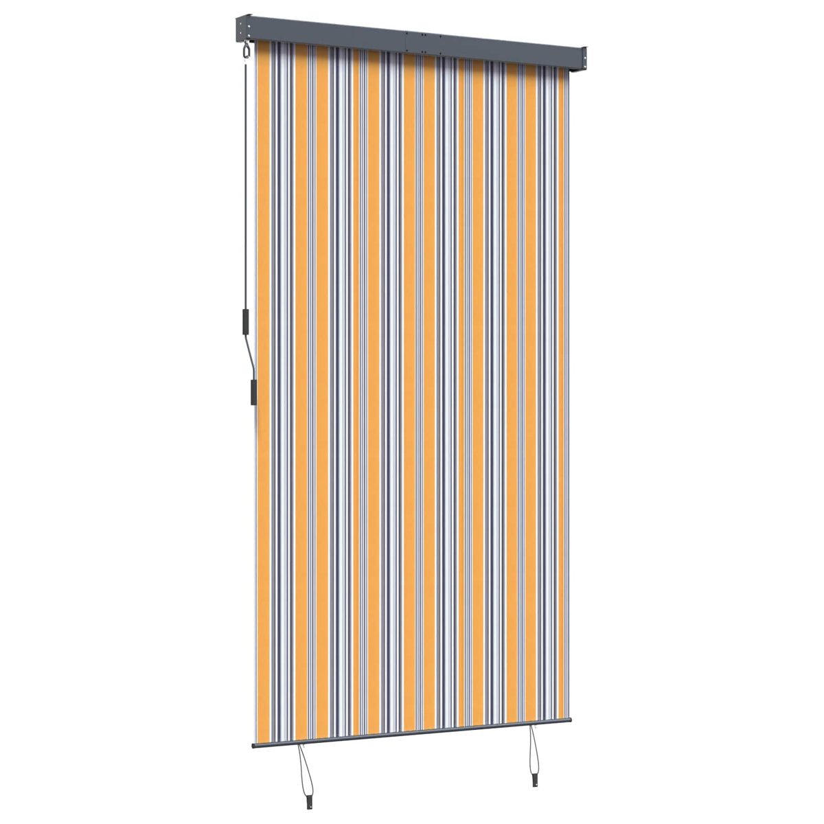 Außenrollo 140x250 cm Gelb und Blau