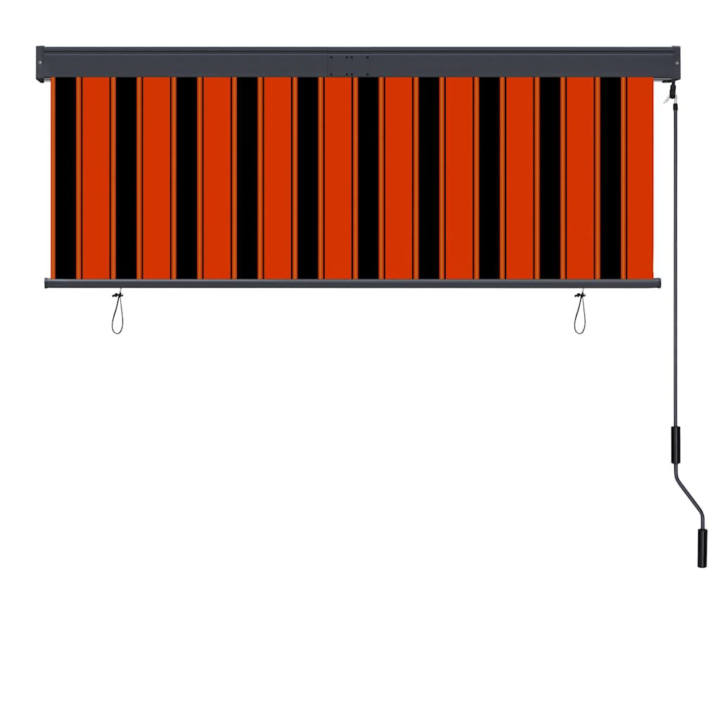 Außenrollo 160x250 cm Orange und Braun