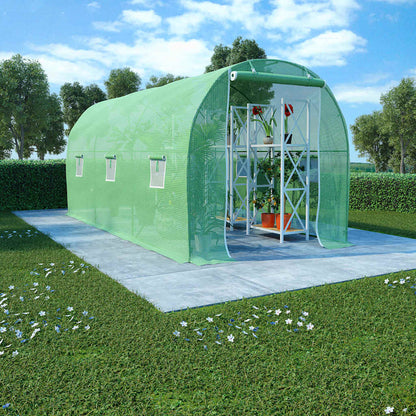 Gewächshaus 9 m² 4,5x2x2 m