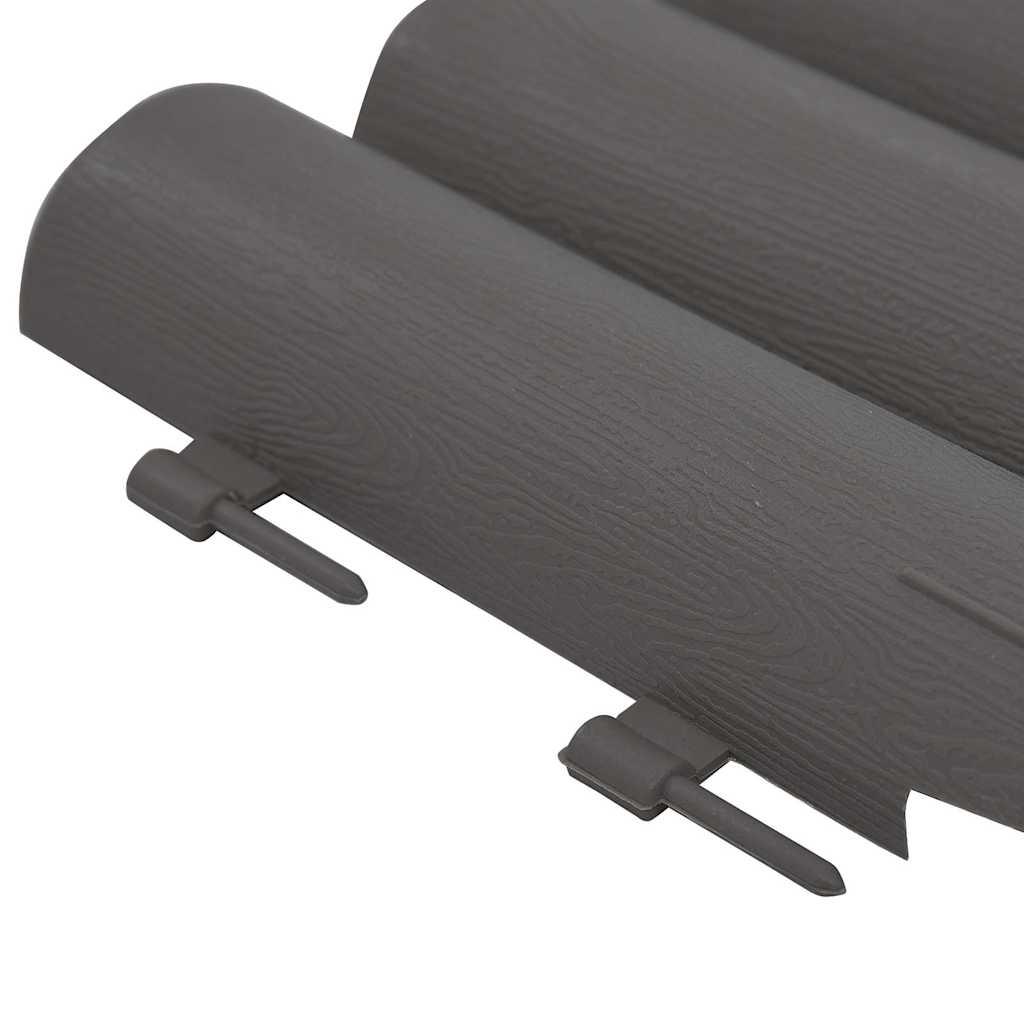 Rasenkanten 36 Stk. Grau 10 m PP