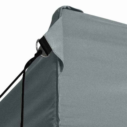 Profi-Partyzelt Faltbar mit 4 Seitenwänden 3×6m Stahl Anthrazit