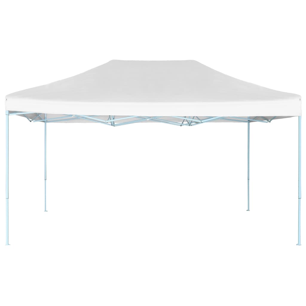 Tente de fête pliable 3x4,5 m blanche