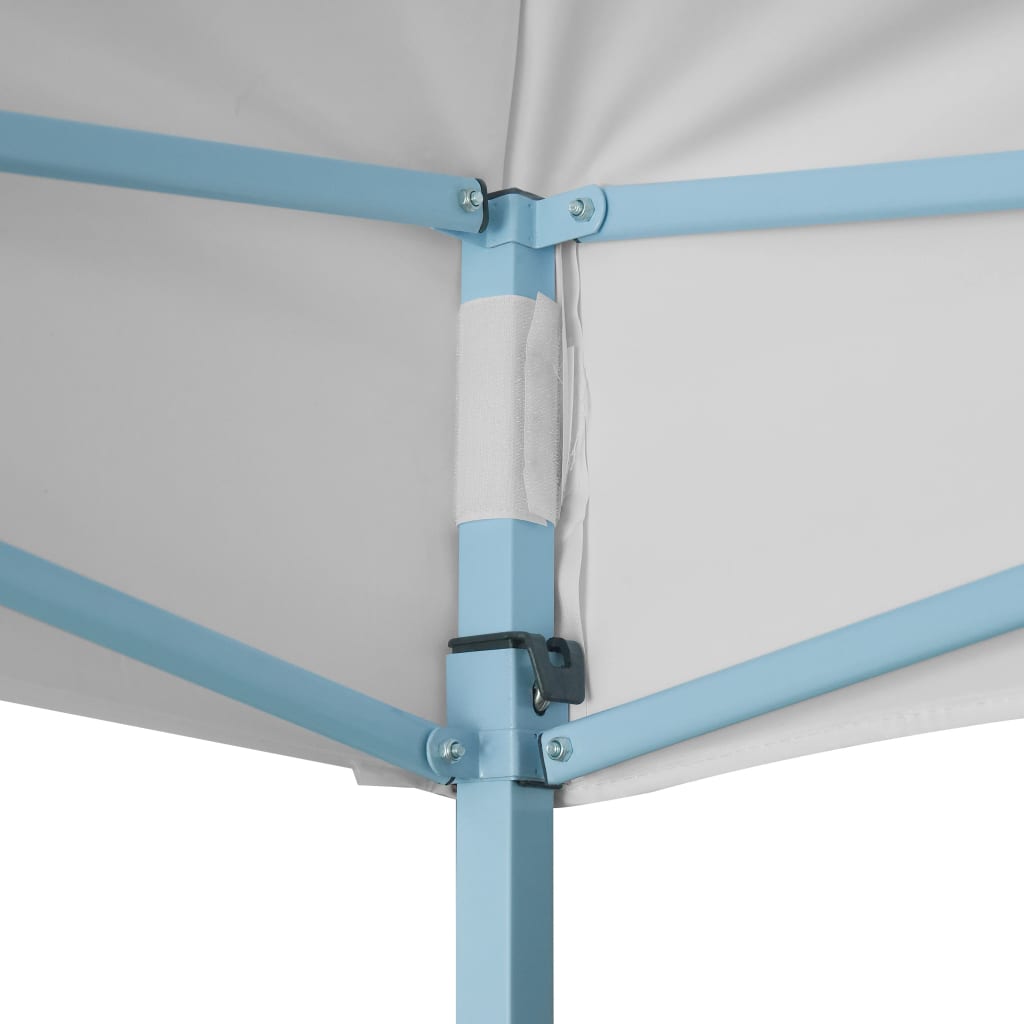 Tente de fête pliable 3x4,5 m blanche