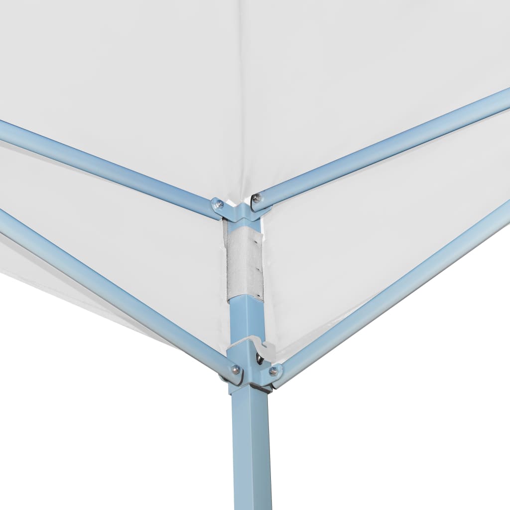 Tente de réception pop-up pliable 3 x 9 m blanche