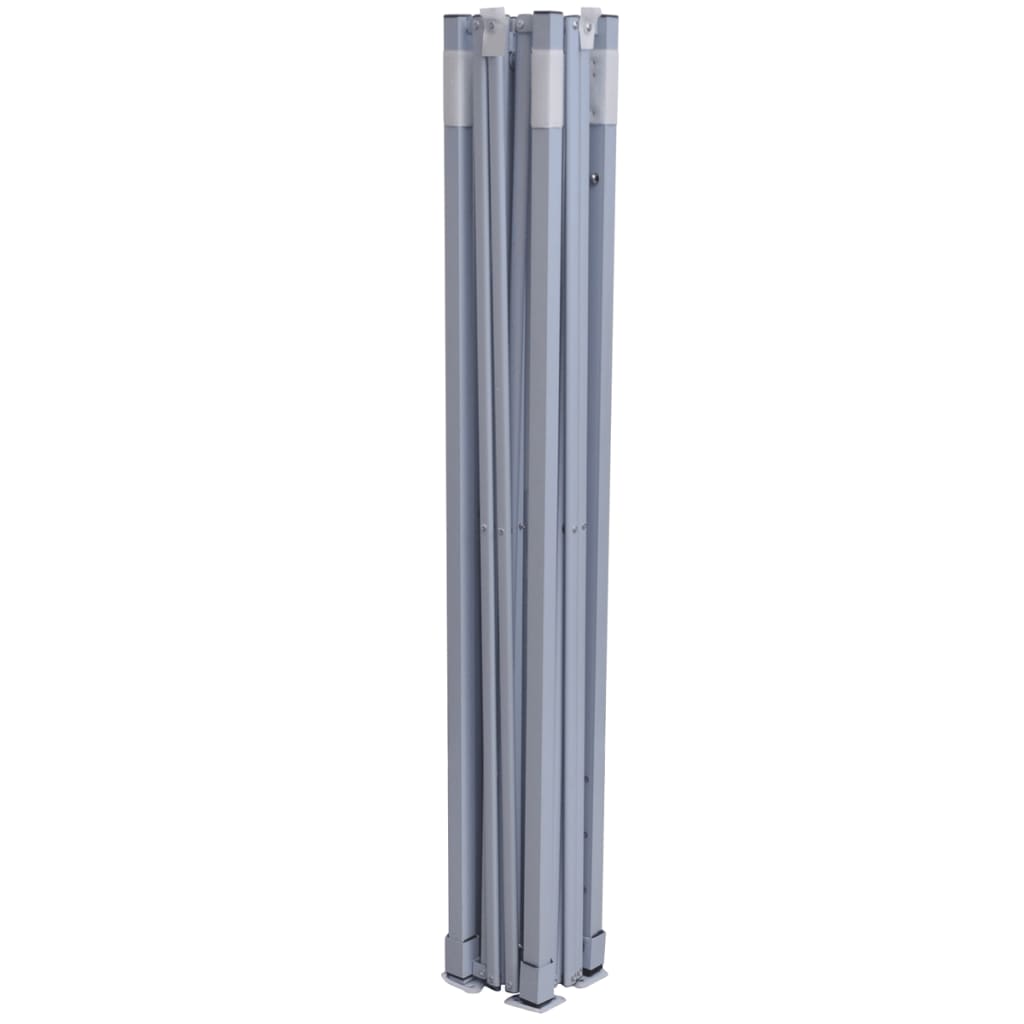 Tente de fête professionnelle pliable 2x2 m bleu acier