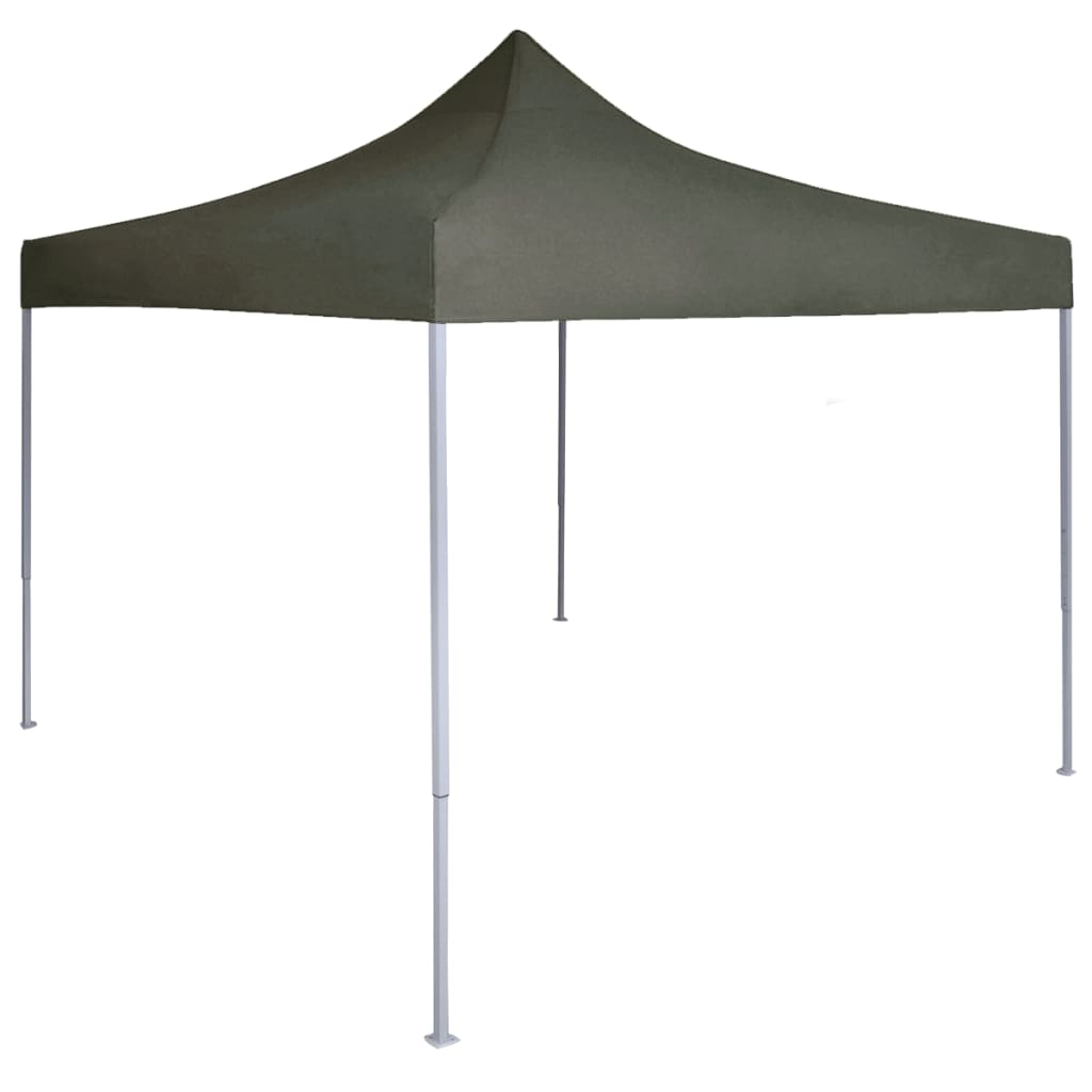 Tente de fête professionnelle pliable 2×2 m acier anthracite