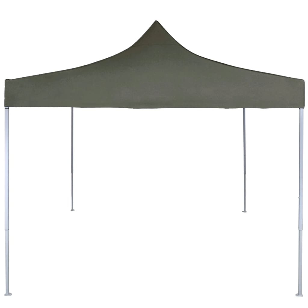 Tente de fête professionnelle pliable 2×2 m acier anthracite