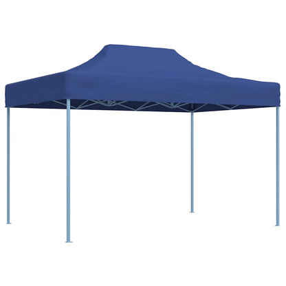 Profi-Partyzelt Faltbar 3x4 m Stahl Blau