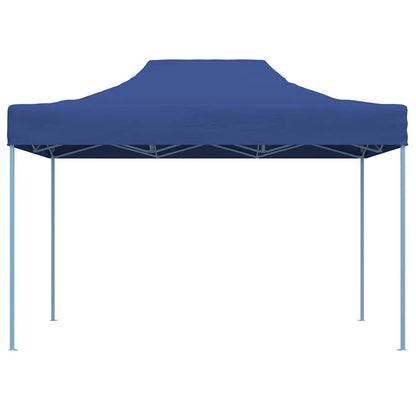 Profi-Partyzelt Faltbar 3x4 m Stahl Blau