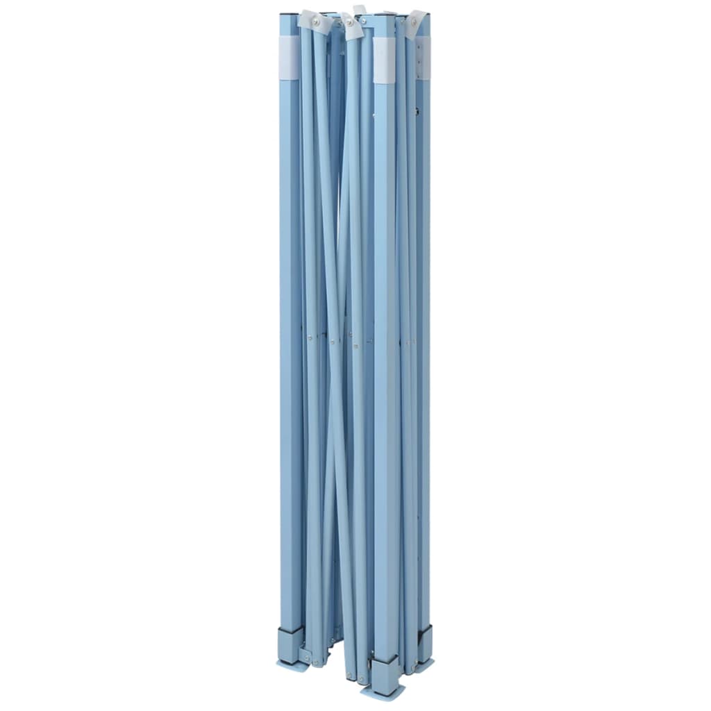 Tente de fête professionnelle pliable 3x4 m bleu acier