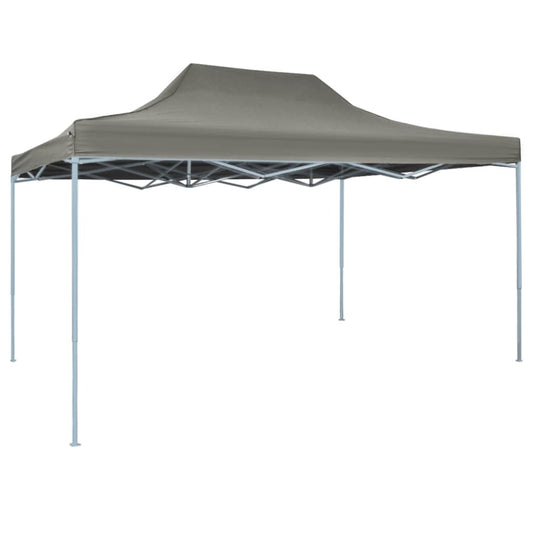 Tente de fête professionnelle pliable 3x4 m acier anthracite