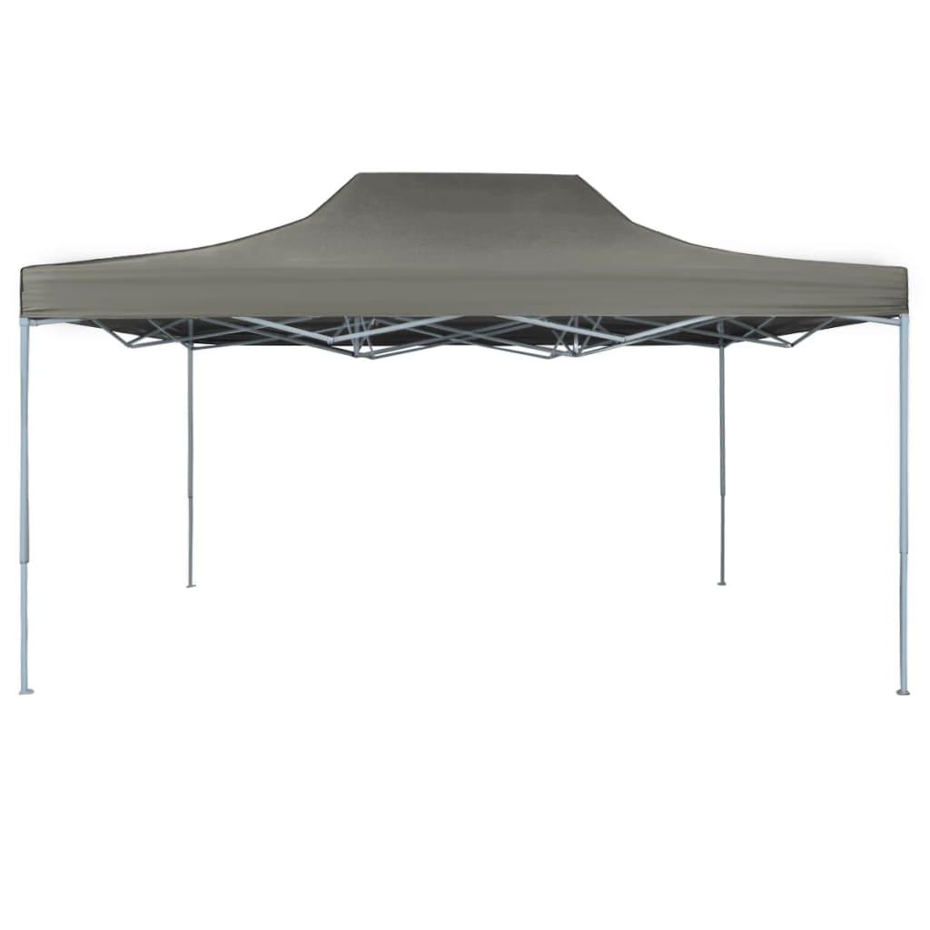 Tente de fête professionnelle pliable 3x4 m acier anthracite