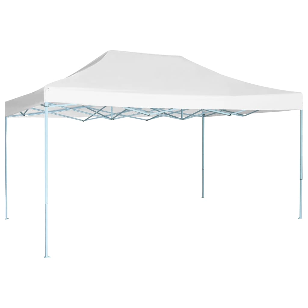 Tente de fête professionnelle pliable 3 x 4 m acier blanc