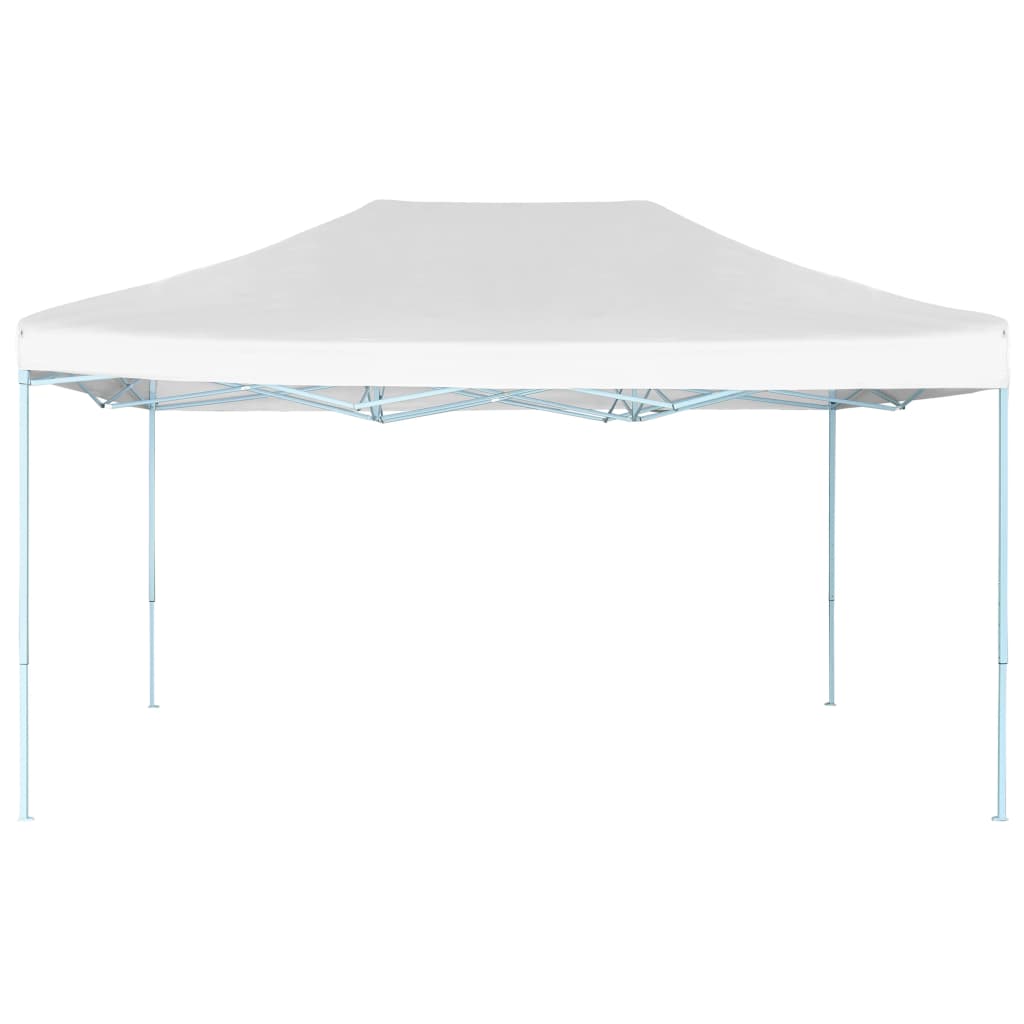 Tente de fête professionnelle pliable 3 x 4 m acier blanc