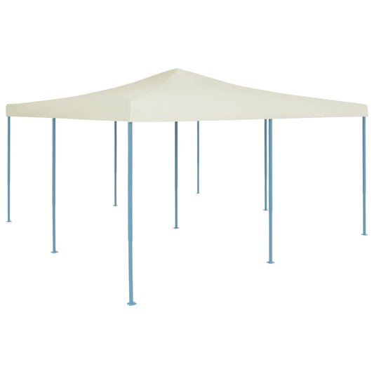 Gazebo pliant 5x5 m crème