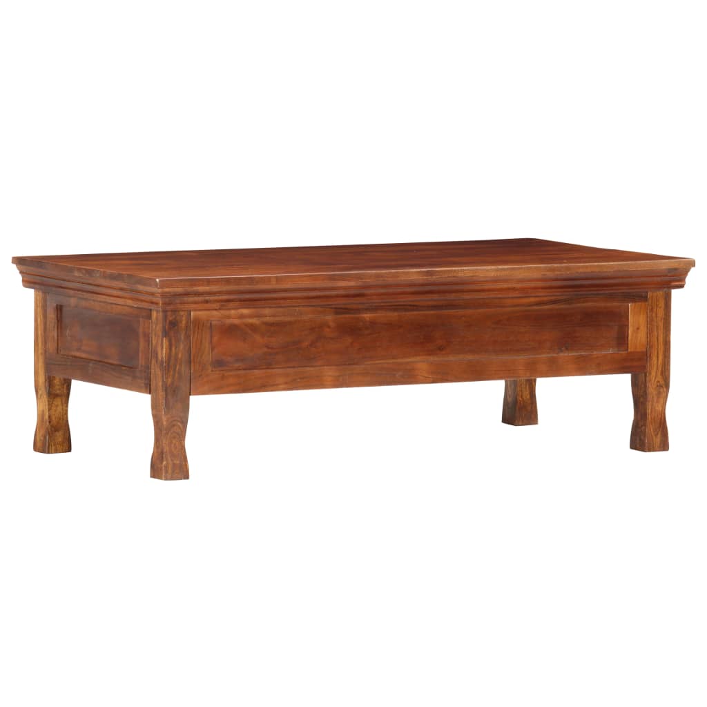 Couchtisch 110 x 55 x 35 cm Massivholz Akazie
