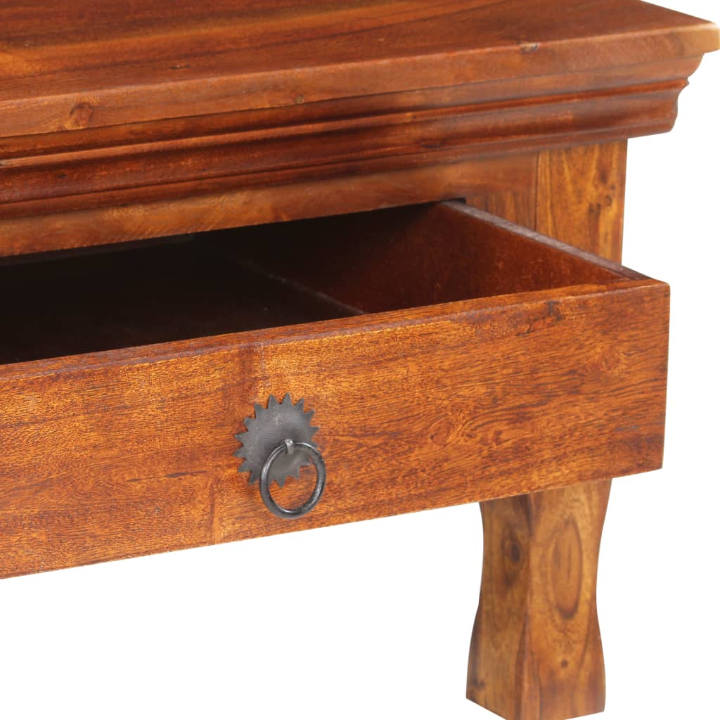 Couchtisch 110 x 55 x 35 cm Massivholz Akazie