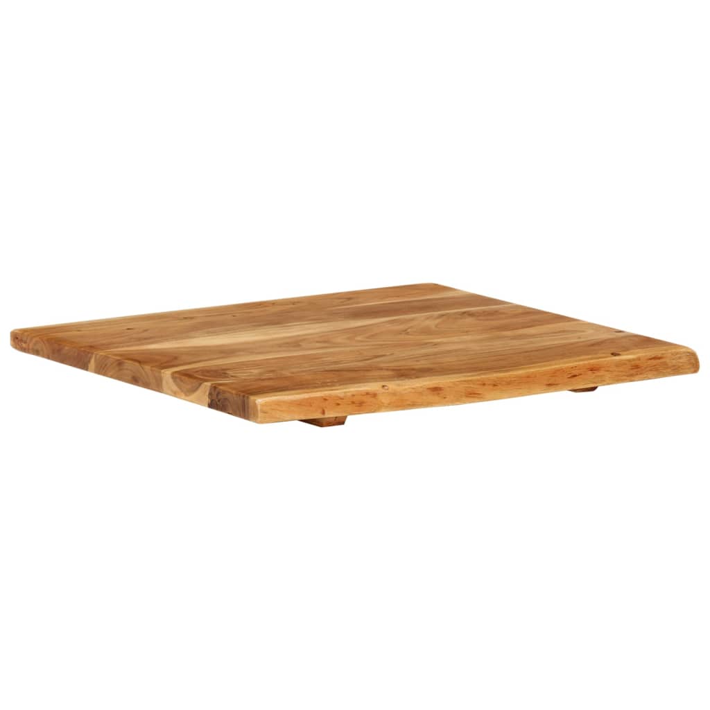 Badezimmer-Waschtischplatte Massivholz Akazie 58x52x2,5 cm