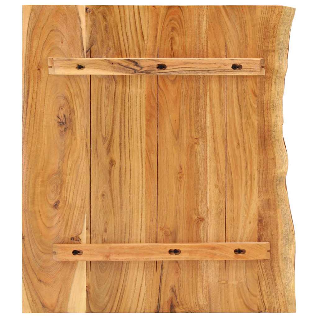 Badezimmer-Waschtischplatte Massivholz Akazie 58x52x3,8 cm