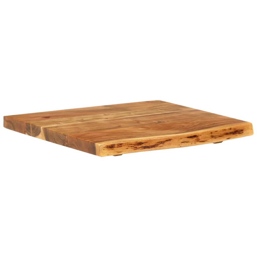 Badezimmer-Waschtischplatte Massivholz Akazie 58x52x3,8 cm