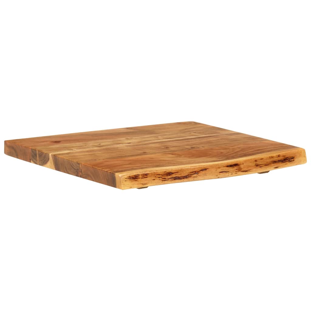 Badezimmer-Waschtischplatte Massivholz Akazie 58x52x3,8 cm