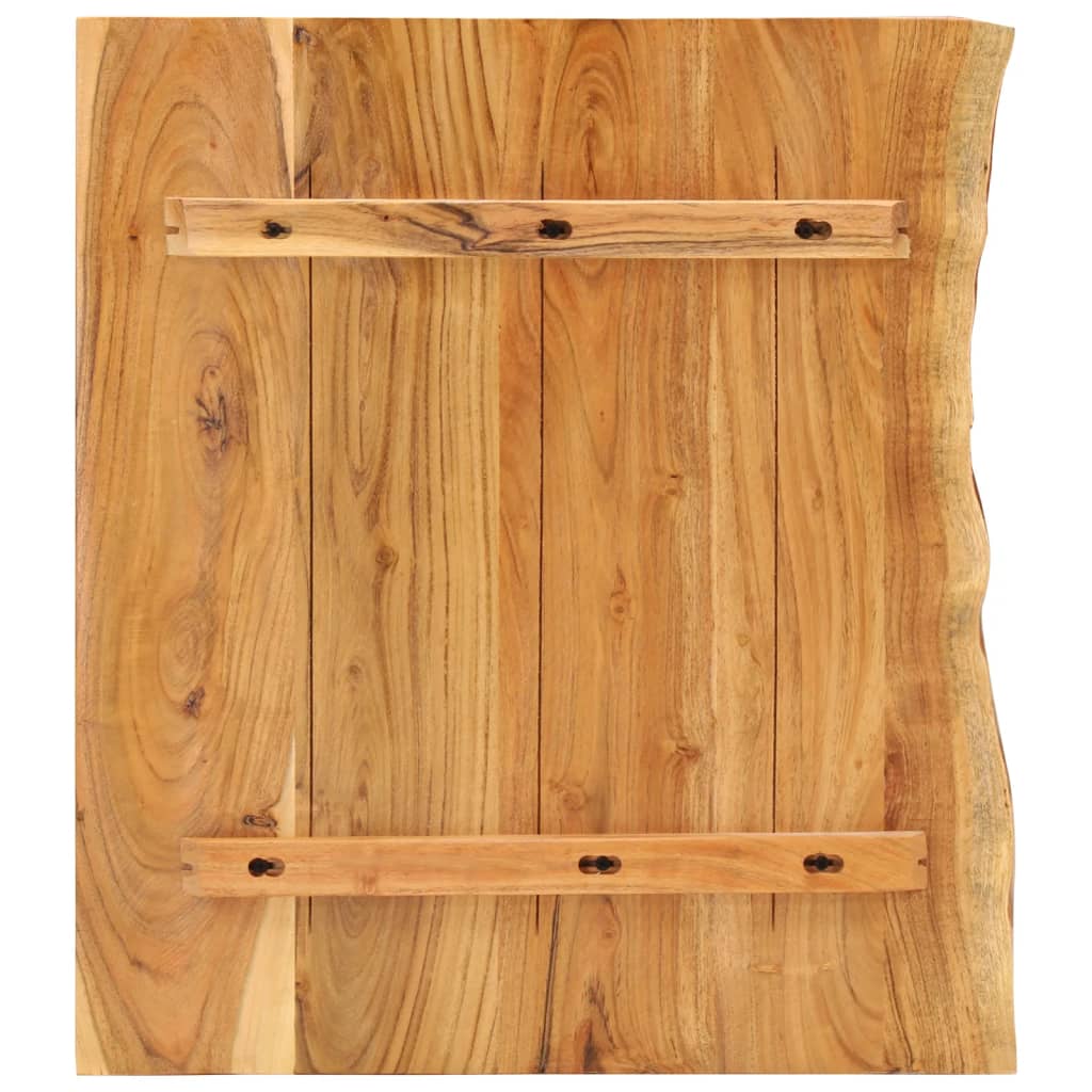 Badezimmer-Waschtischplatte Massivholz Akazie 58x52x3,8 cm
