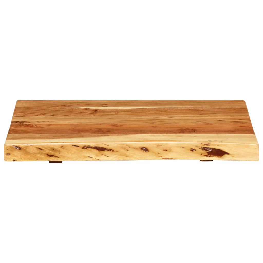 Badezimmer-Waschtischplatte Massivholz Akazie 58x52x3,8 cm