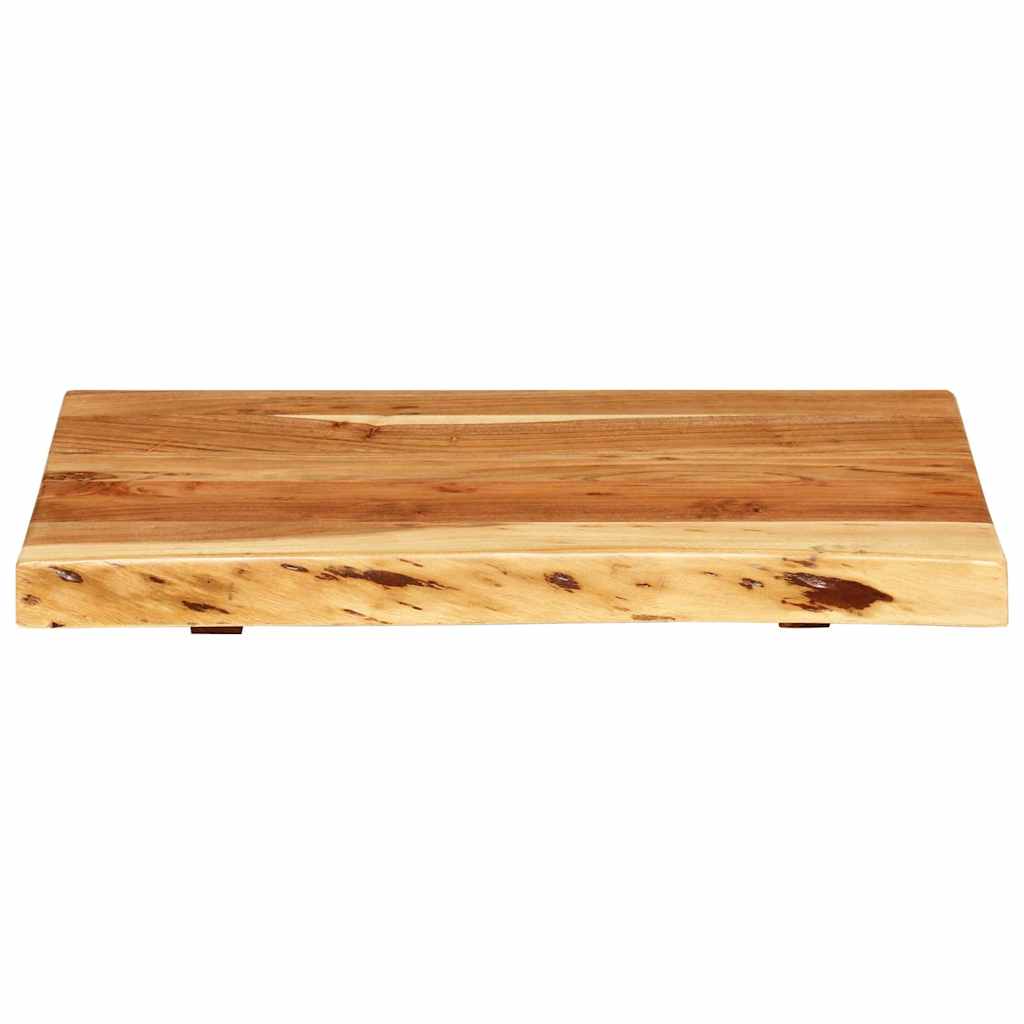 Badezimmer-Waschtischplatte Massivholz Akazie 58x52x3,8 cm