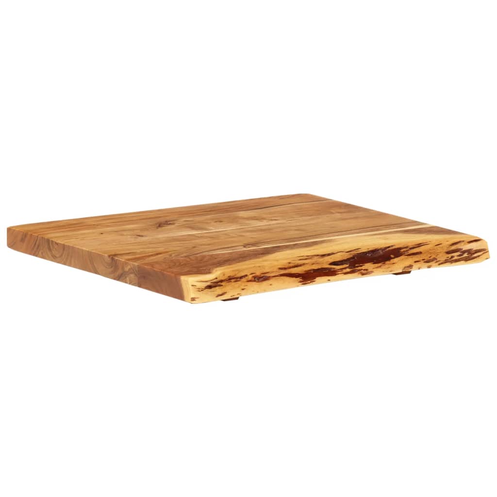 Badezimmer-Waschtischplatte Massivholz Akazie 58x52x3,8 cm