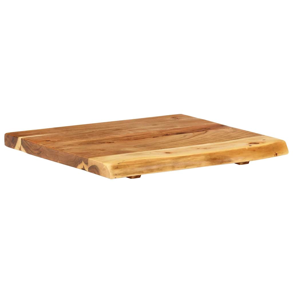 Badezimmer-Waschtischplatte Massivholz Akazie 58x52x3,8 cm