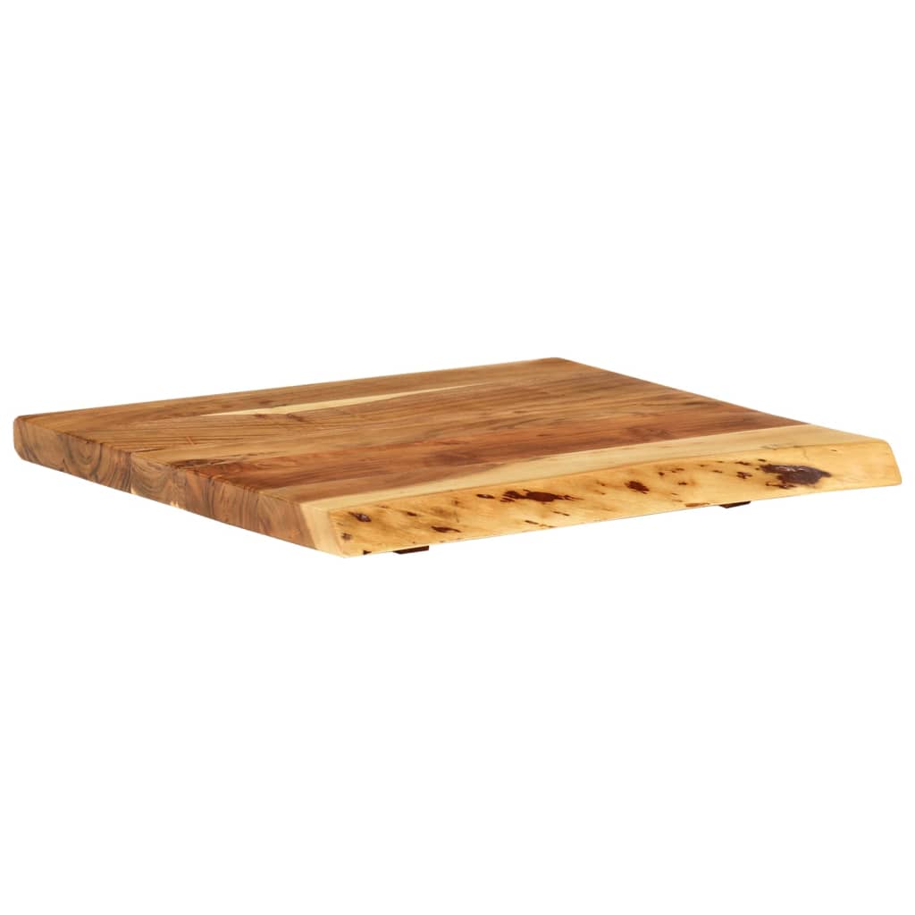 Badezimmer-Waschtischplatte Massivholz Akazie 58x52x3,8 cm
