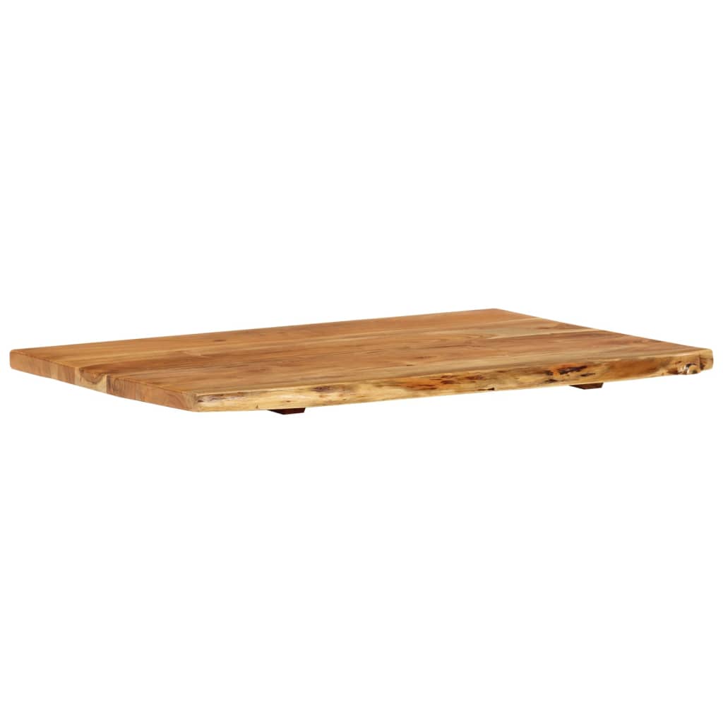 Badezimmer-Waschtischplatte Massivholz Akazie 80x52x2,5 cm