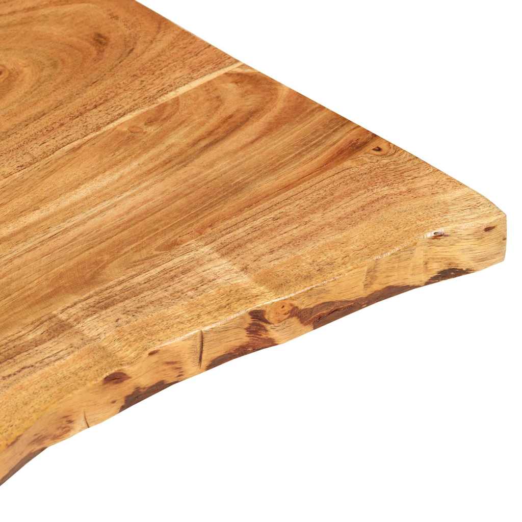 Badezimmer-Waschtischplatte Massivholz Akazie 80x52x2,5 cm