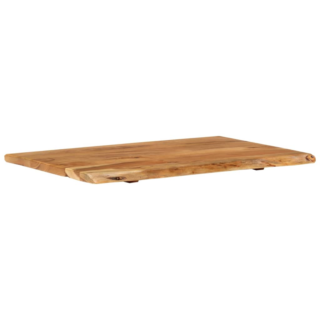 Badezimmer-Waschtischplatte Massivholz Akazie 80x52x2,5 cm