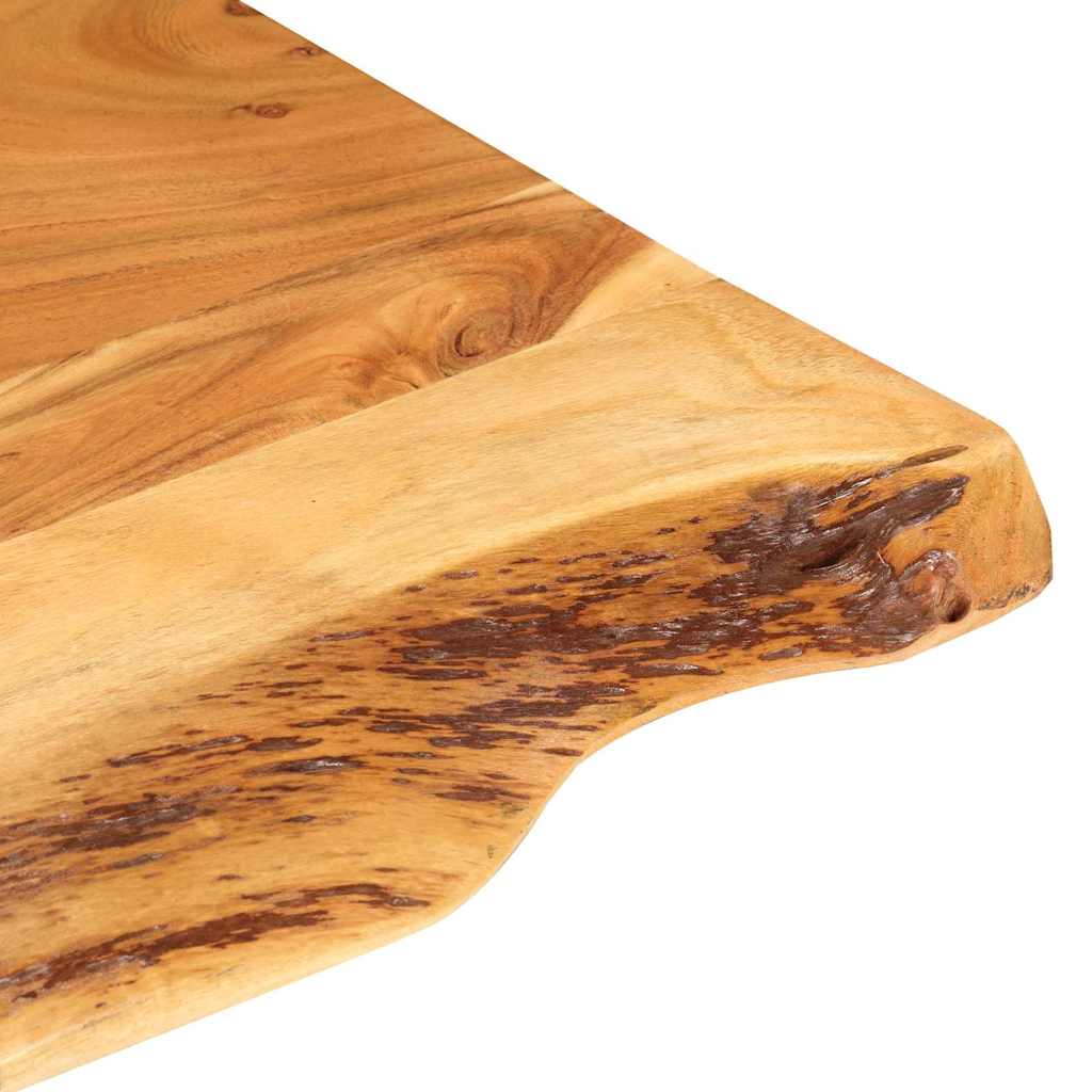 Badezimmer-Waschtischplatte Massivholz Akazie 80x52x3,8 cm