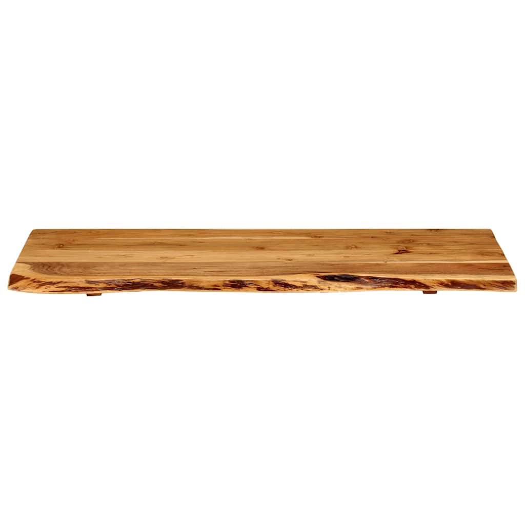 Badezimmer-Waschtischplatte Massivholz Akazie 100x52x2,5 cm