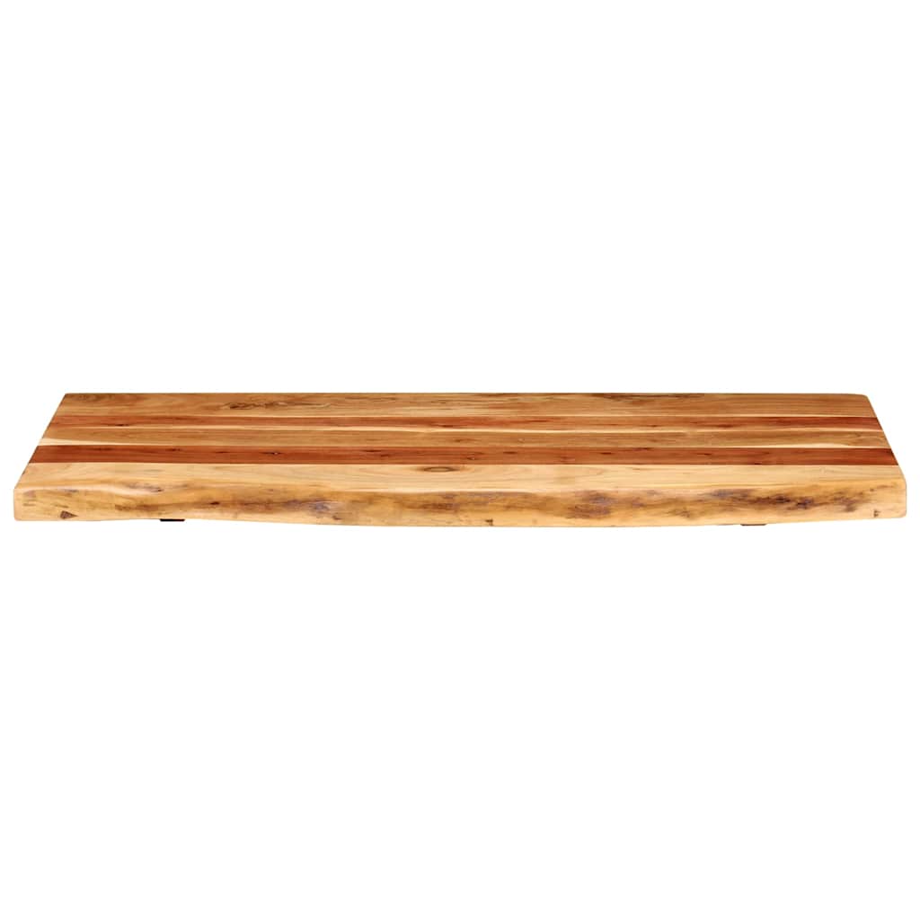 Badezimmer-Waschtischplatte Massivholz Akazie 100x52x3,8 cm