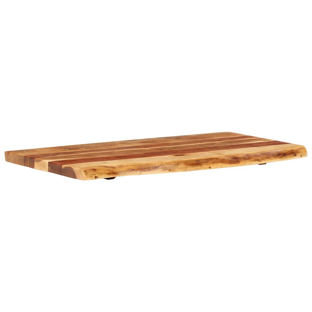 Badezimmer-Waschtischplatte Massivholz Akazie 100x52x3,8 cm