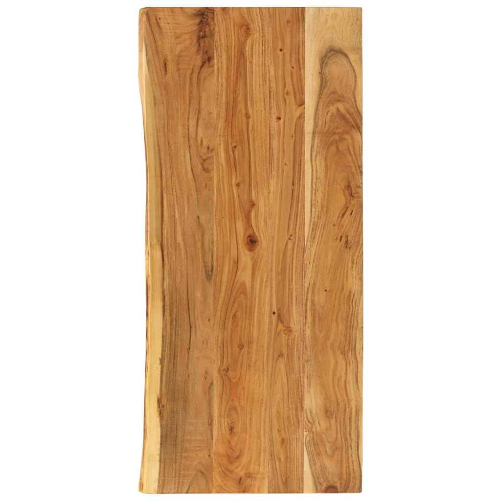 Badezimmer-Waschtischplatte Massivholz Akazie 114x52x2,5 cm